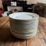 Set of 18 dinner plates - Pommier Dureil 72 - L'Étoile Splend Porcelain