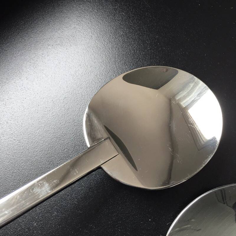 2 new vintage Stockholm Boda Nova Salad Spoons