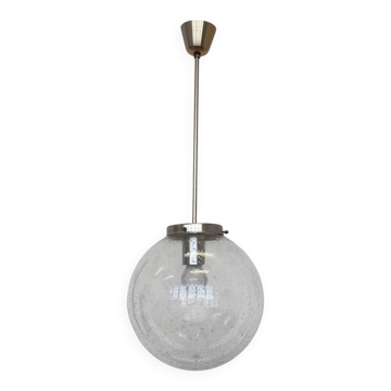 Pair of Design mid century art Glass pendants - Czechoslovakia, 1970s