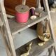 Vintage wood stepladder