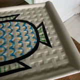 Limoges porcelain fish pattern tray