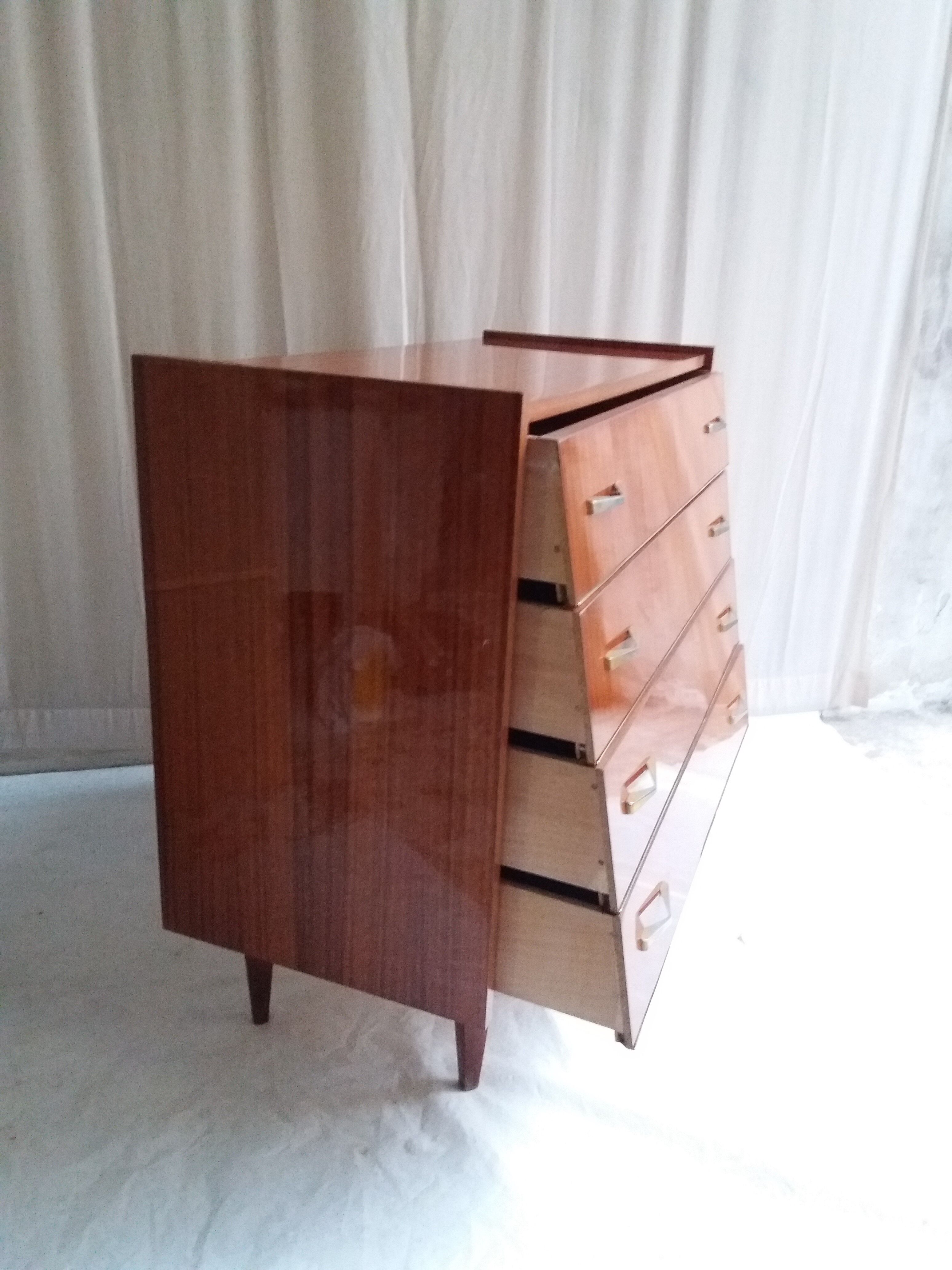 Chest of drawers vintage sixties