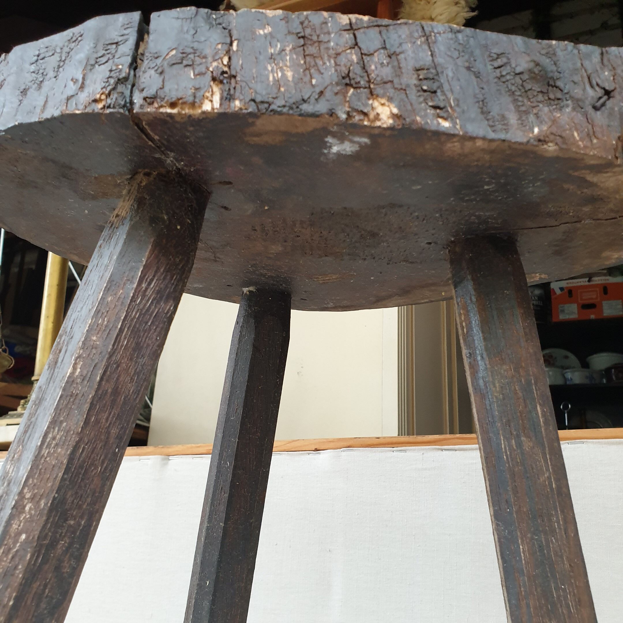 "Brutalist" milking stool
