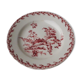 Plate Gien pink thistle