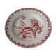 Assiette Gien chardon rose
