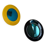 Set of 2 ceramic mirrors Brigitte de Bazelaire Sentou edition