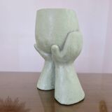 Large anthropomorphic vase made of thick fibreglass, 1980s-1990s.