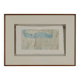 Peinture contemporaine signée Luca Caccioni, technique mixte, 1991