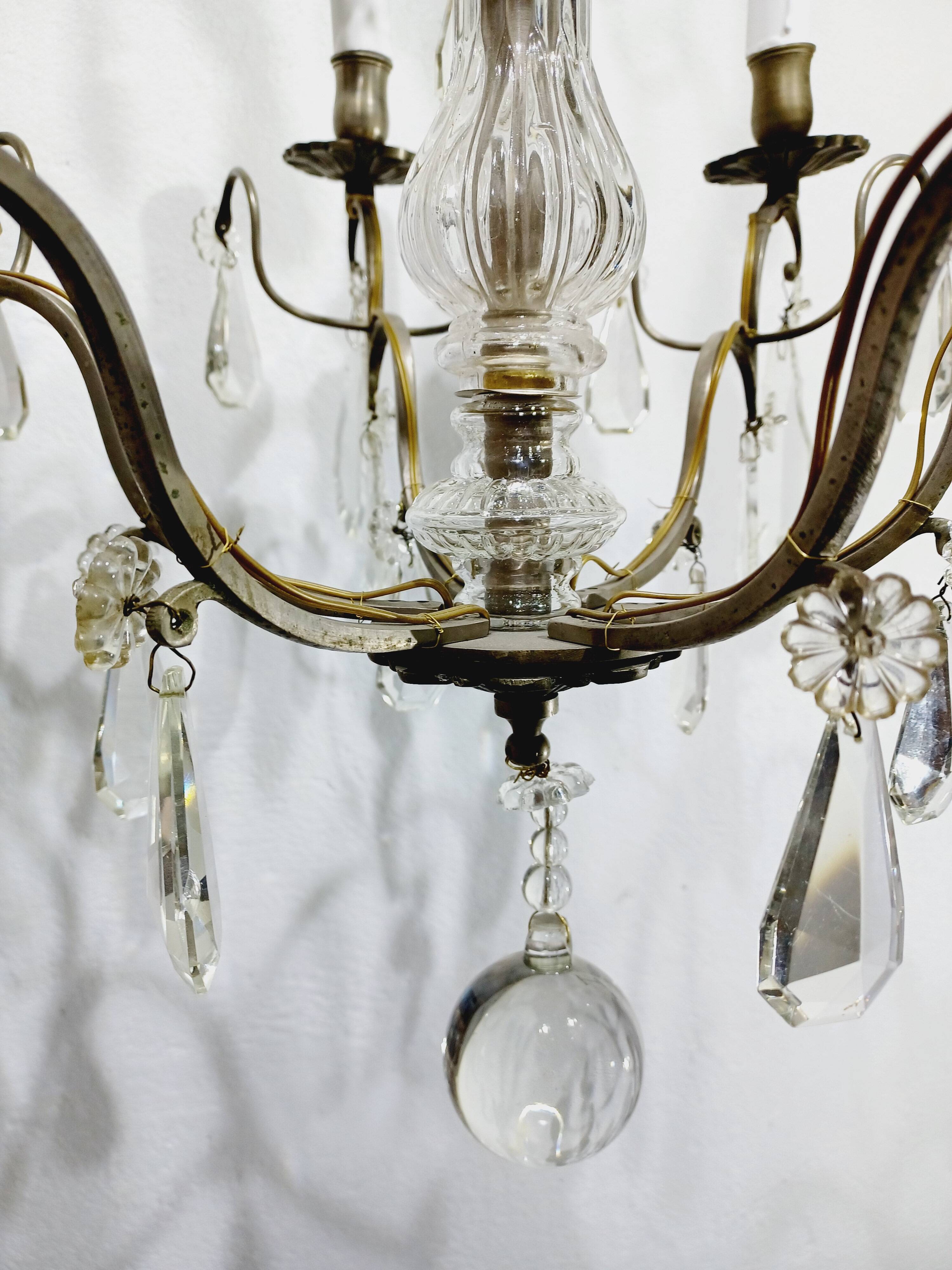 6 Light Crystal Chandelier