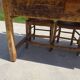 Ancienne table de ferme en chêne massif