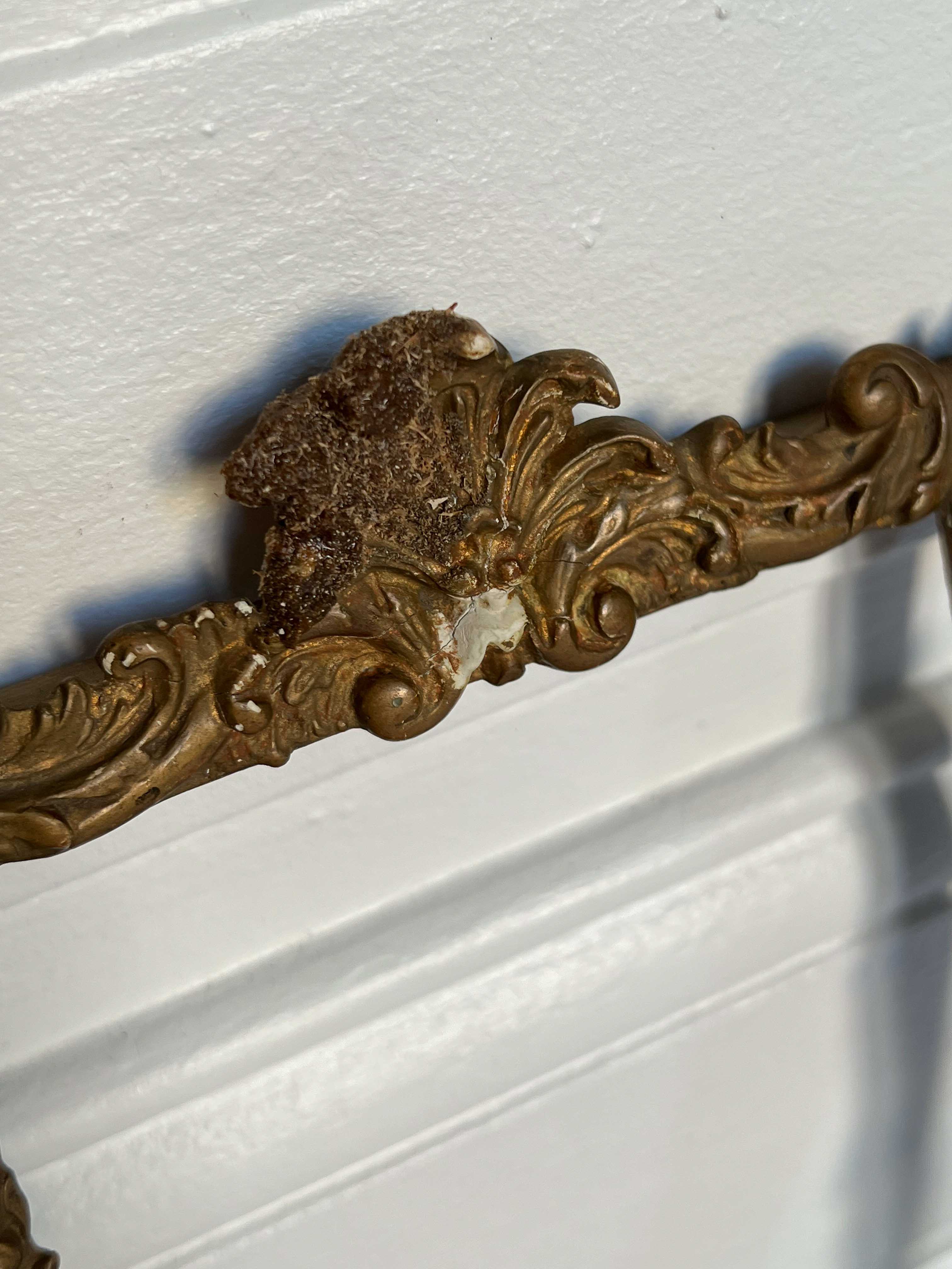Frame with moldings