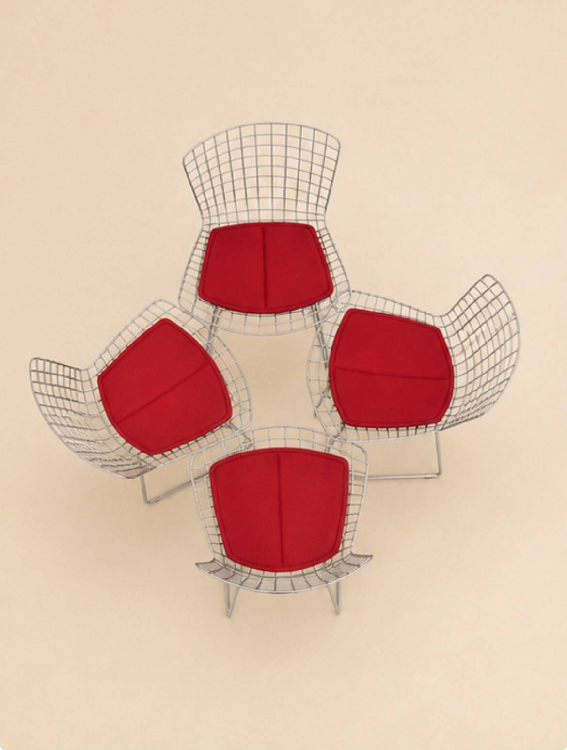 WIRE chairs by HARRY BERTOIA for KNOLL INT.