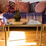 Brass coffee table