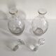 Suite of two vintage carafes