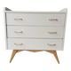 Commode vintage pieds compas