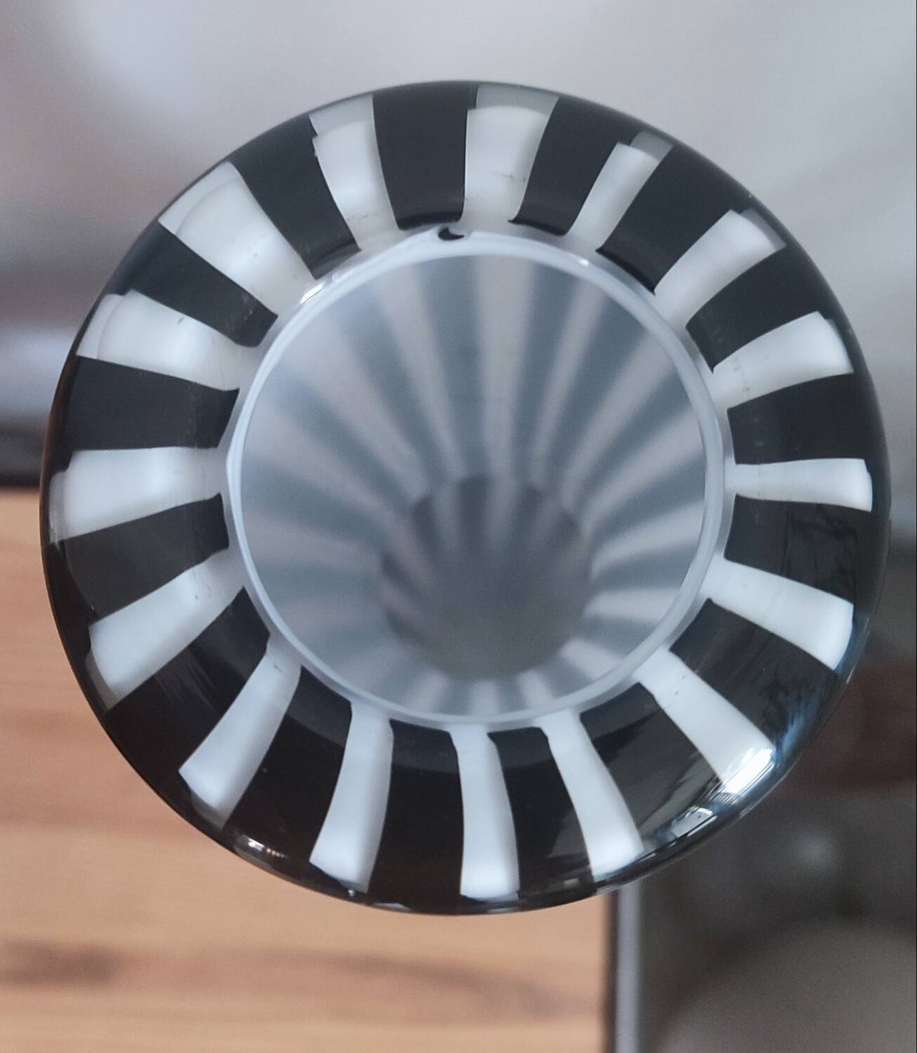 Leonardo Zebra blown glass vase