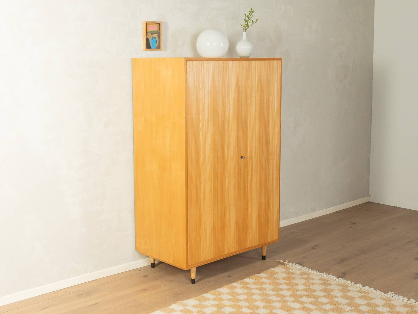 Rare wardrobe from the 1950s by Erich Stratmann for Oldenburger Möbelwerkstätten
