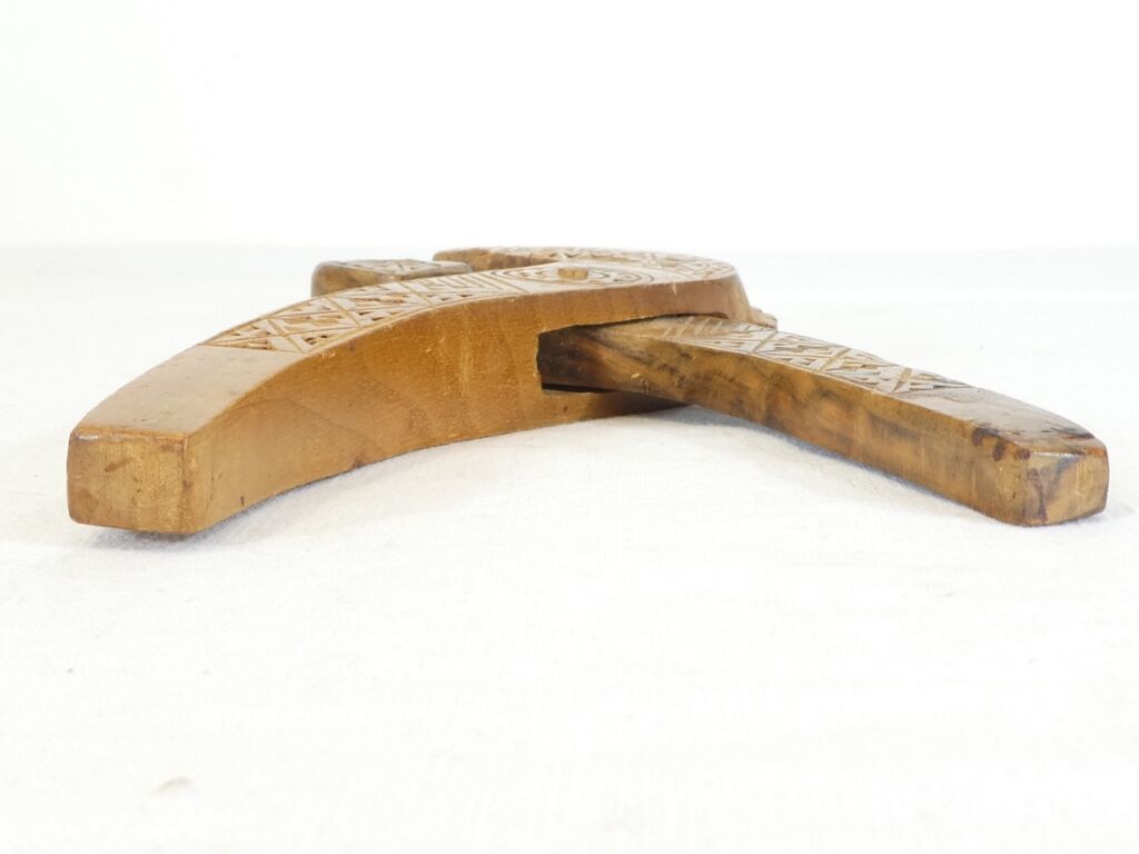 Old wooden nut cracker