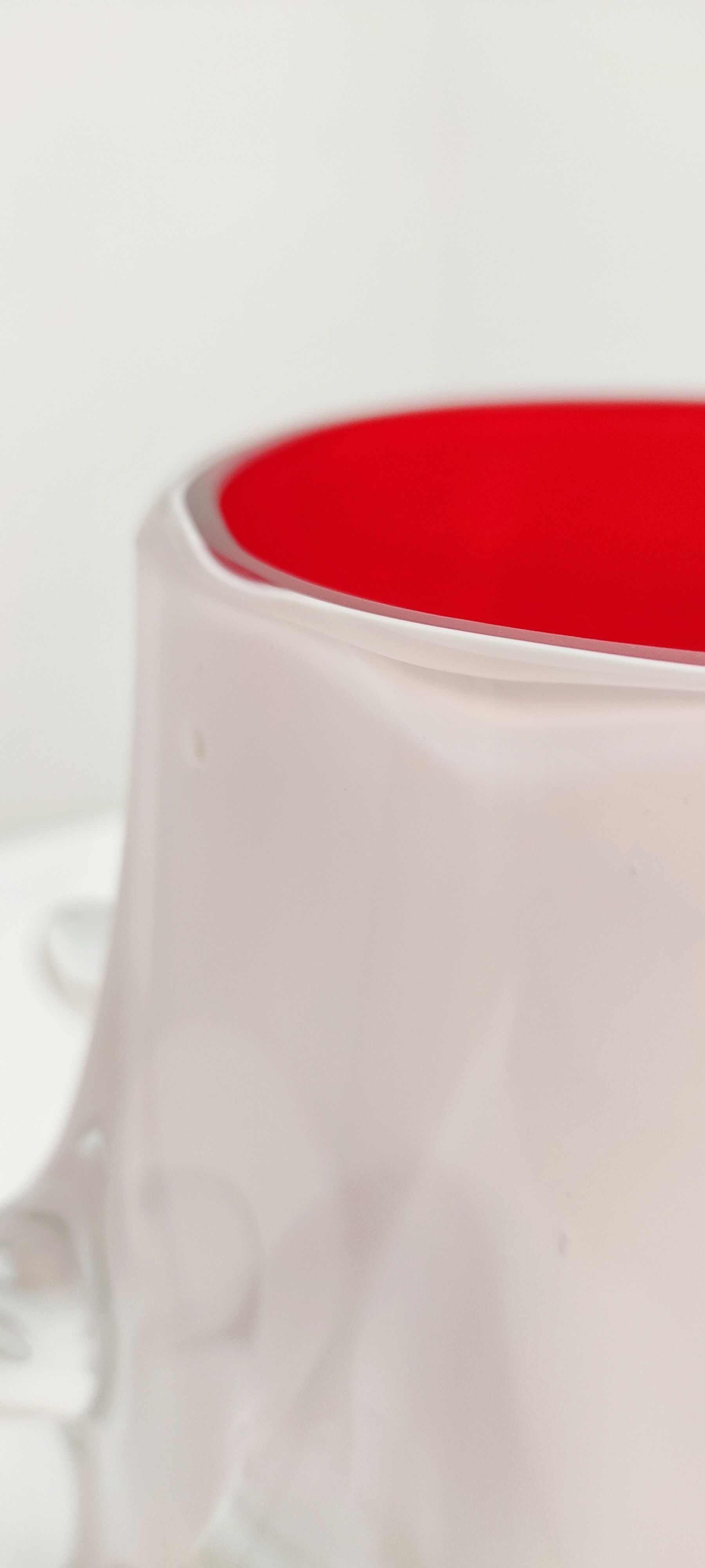 Murano glass vase. Italy 1980s.