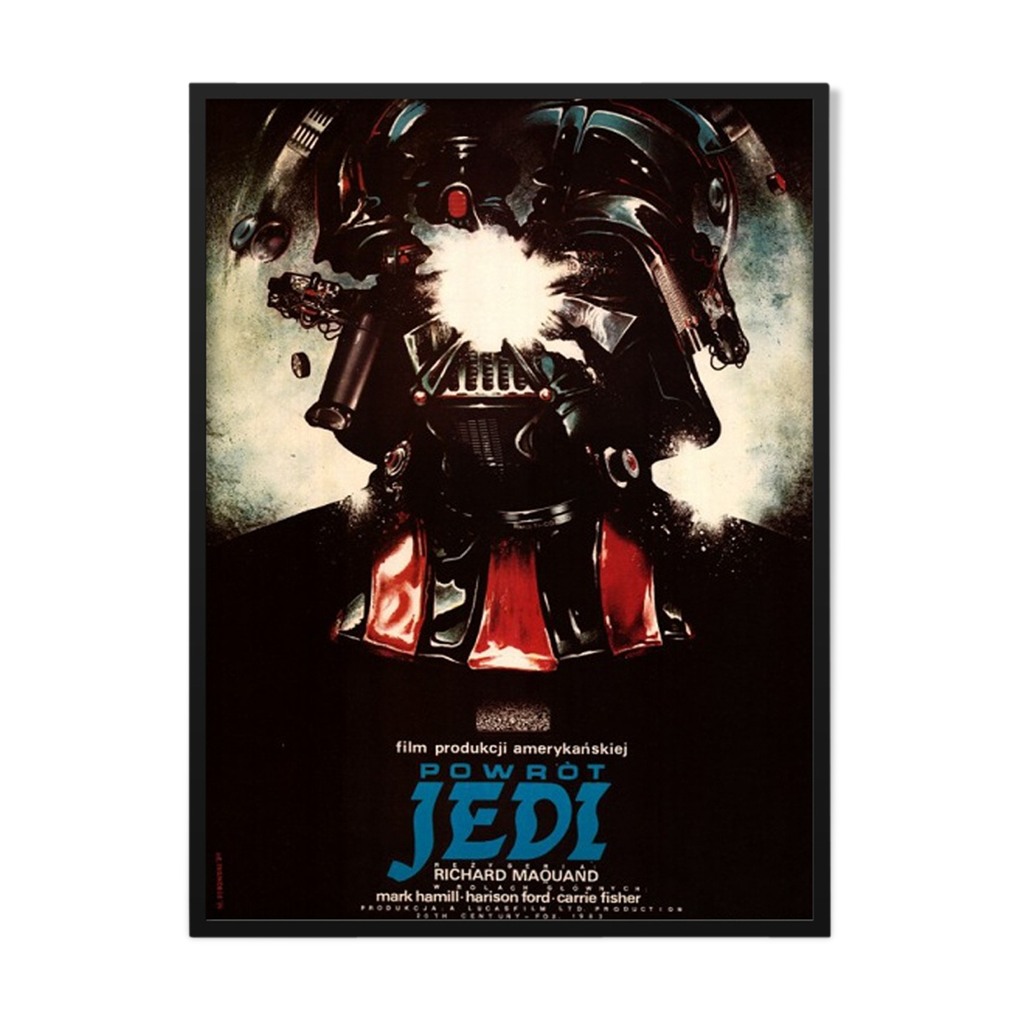 1984 polish "Return of the Jedi" poster, official reprint