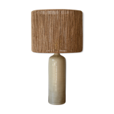 Rope and sandstone lamp