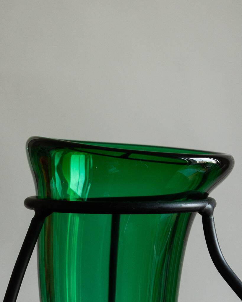 Blown glass vase, Hysteria, France, 80s/90s