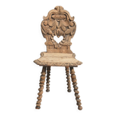 Carved oak chair