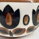 Vintage Boch "Kimono" cache-pot in earthenware – Belgium, 1950s