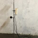 Lampadaire à 3 spots métal