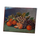 Still life on canvas by André Labarde