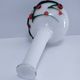 vase glass paste floral decoration Japonese style vintage