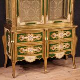 Large 20th century Florentine display cabinet