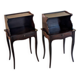 Paire tables de chevet Louis XV (H76cm)