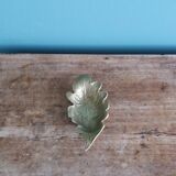 Cendrier feuille de chêne en bronze ou laiton