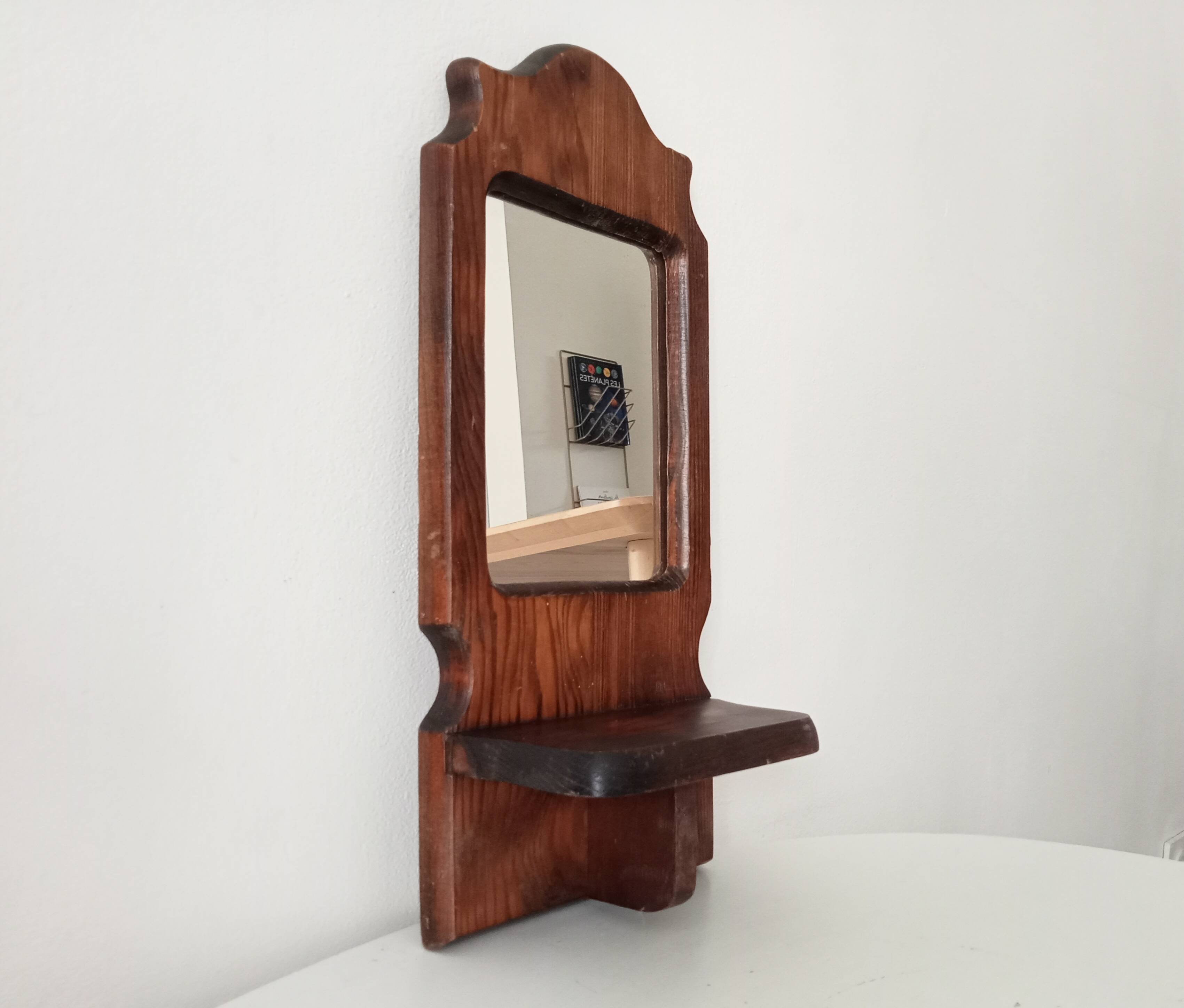 Vintage 60s/70s tablet mirror