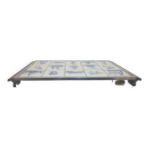 Warming tray/ceramic, silver/stainless steel, Germany/1970s.
