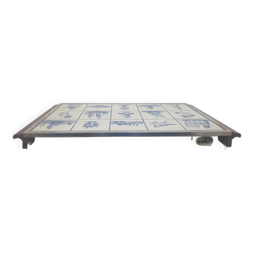 Plateau chauffant/céramique, argent/acier inoxydable, Allemagne/années 1970.