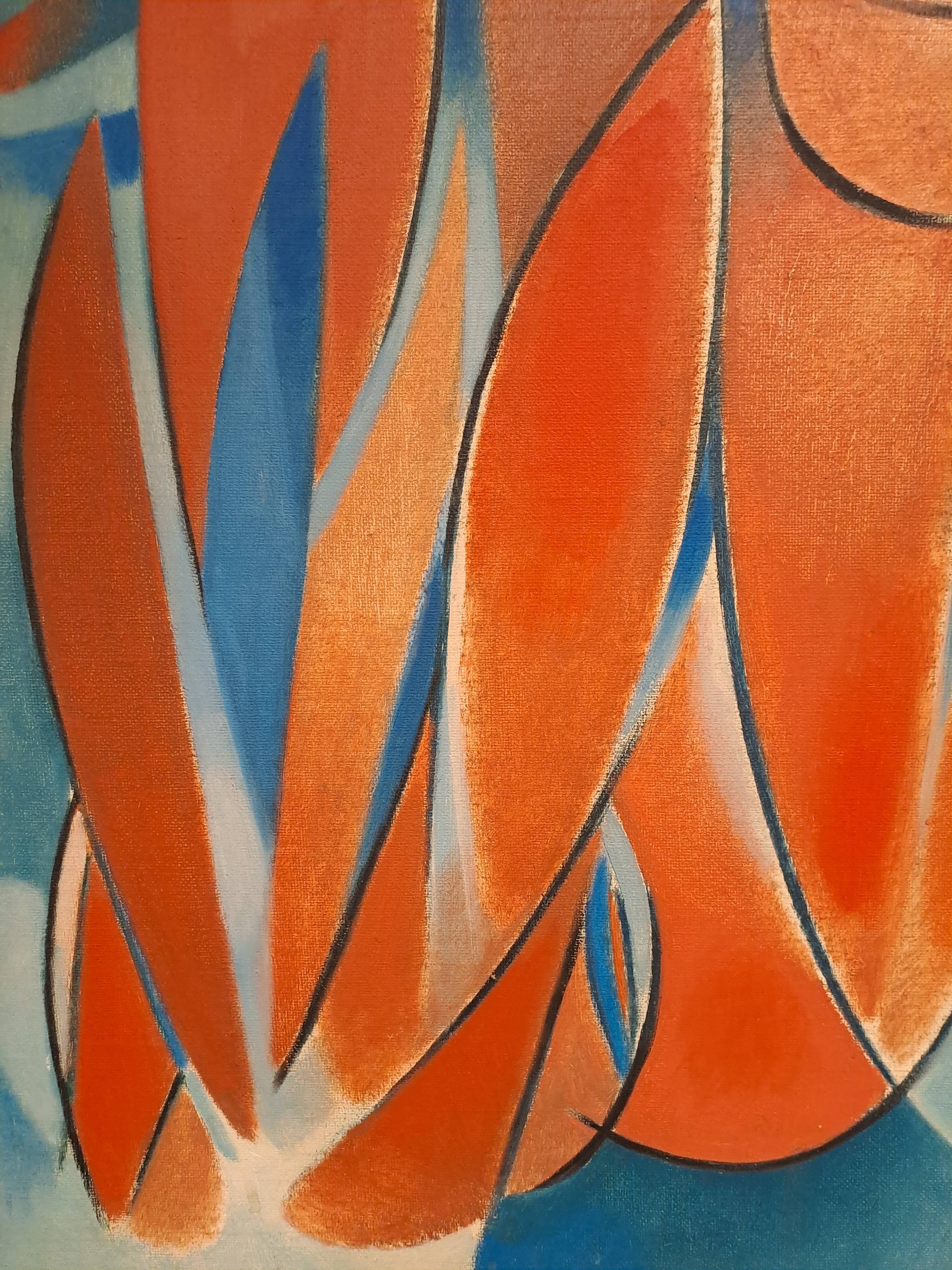 Abstract composition by Jean-Pierre Schecroun