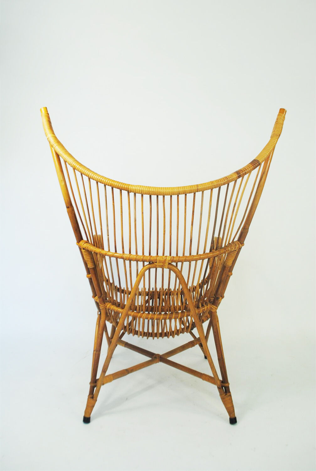 Fauteuil en rotin par Rohe Noordwolde