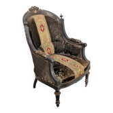 Fauteuil style Louis XVI – 19e siècle