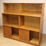 Vintage Oscar bookcase in oak, 1960s
