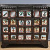 Meuble de Commerce Manjoosh en Bois Exotique, Inde – Début XXe