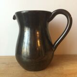Black ceramic pitcher Accolay