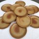 Set 12 plates and 1 dish sandstone of Burgundy Sarreguemines
