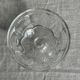 Set of 10 small vintage glass ice cream bowls.