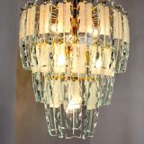 Chandelier Zero Quattro, 3 levels, Murano glass Italy 1970