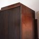 Art Deco furniture, Art Deco wooden sideboard with mirror, storage furniture, interior decoration.