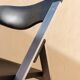 Vintage Tecno P08 folding chair from the 1990s, designed by Justus Kolberg.