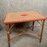 Rattan table