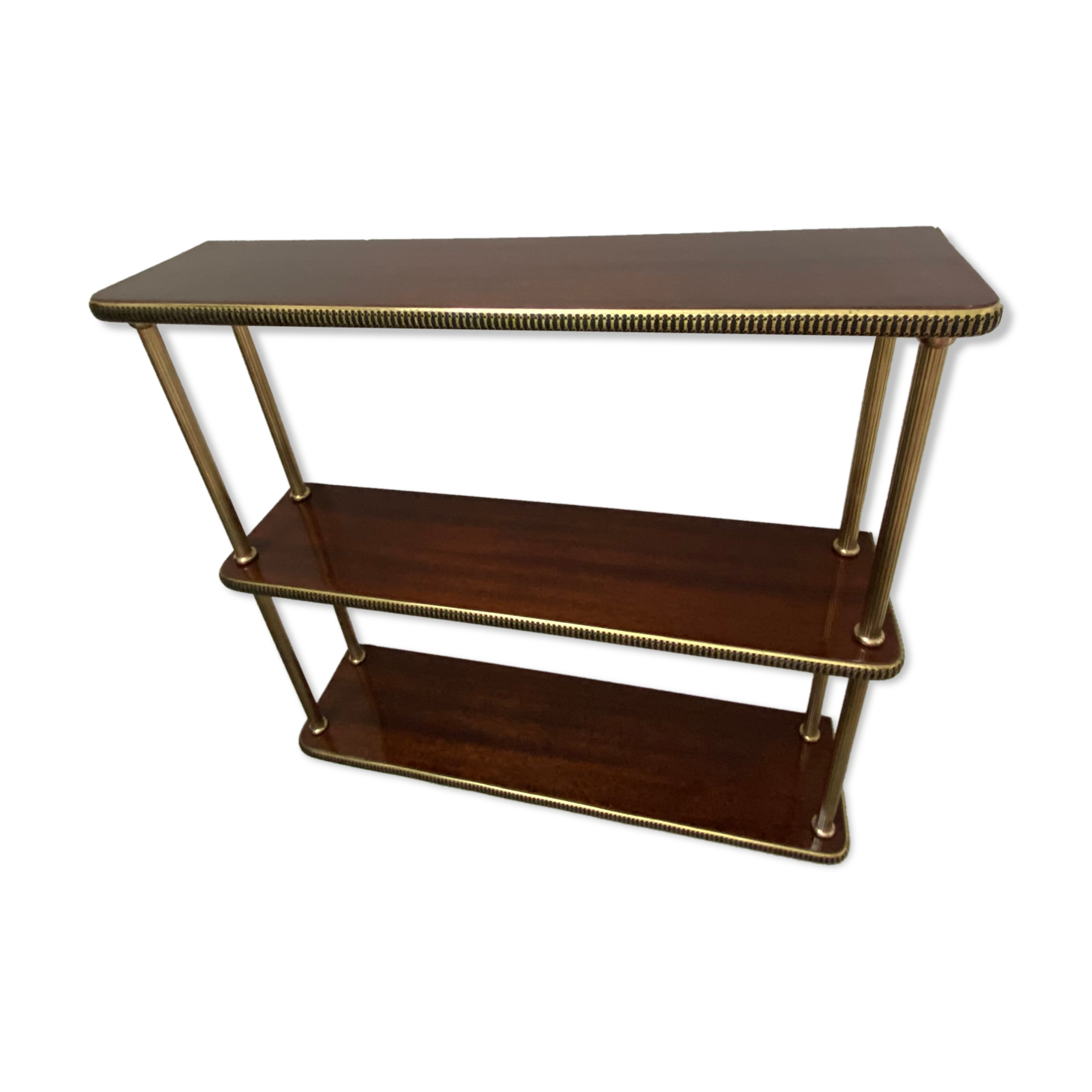 Dry formica and brass-1960s